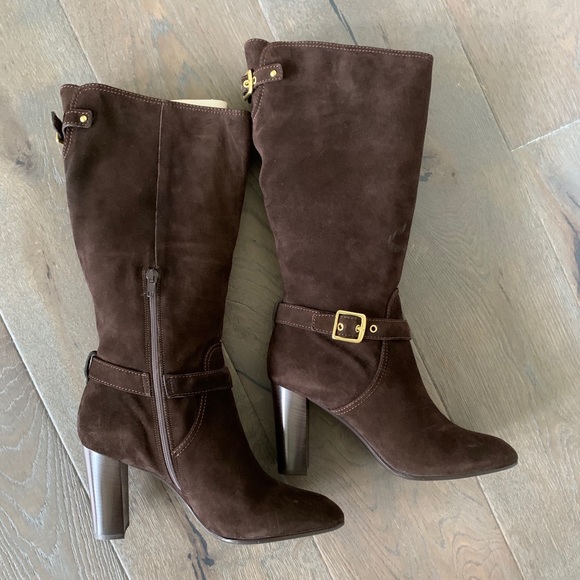 Coach Shoes - Coach Suede Boots - NWOT